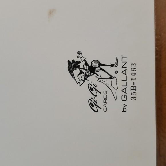 Unused Vintage 1972 "Howard Hughes" Birthday Card (GiGi Cards GALLANT) w/Envelop - Picture 4 of 11